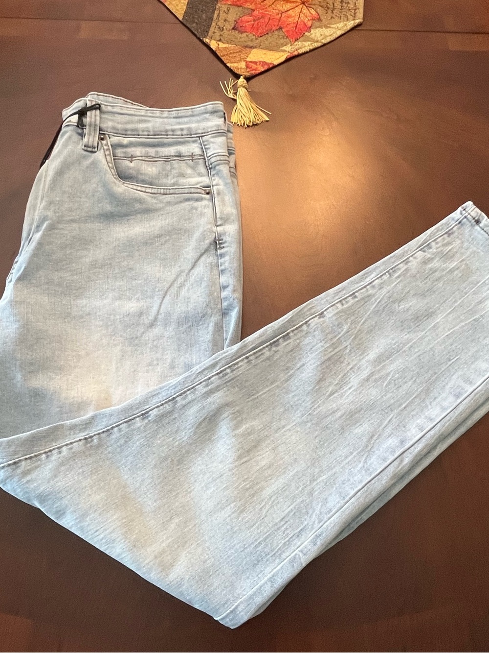 Kenneth Cole Light Blue Slim Straight Men's Jeans